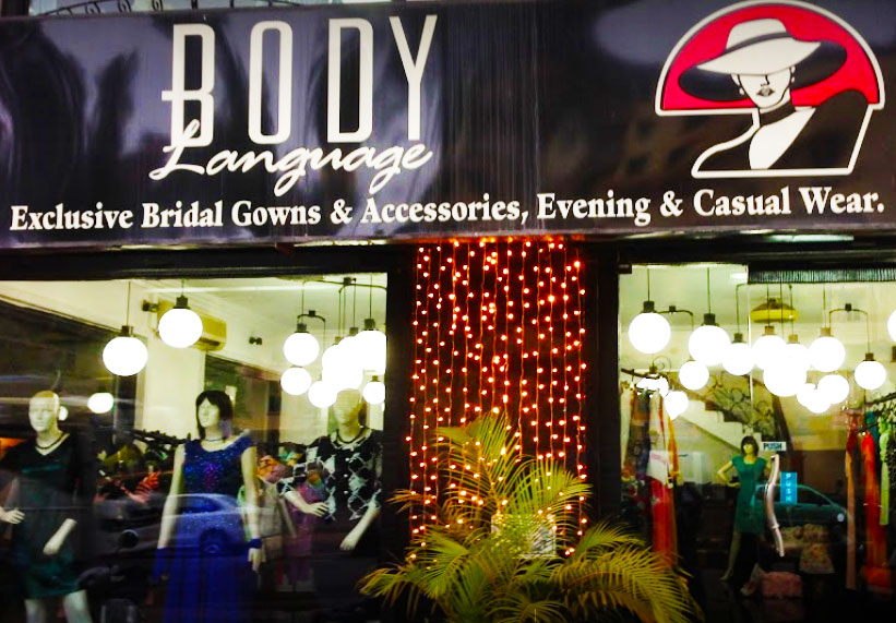  Body Language Bridal Gown & Accessories in Goa