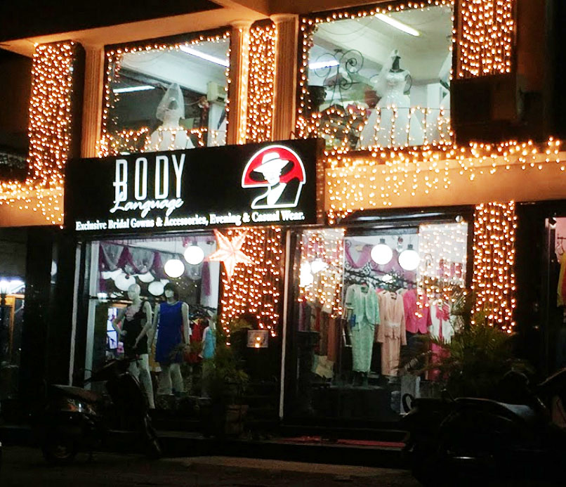  Body Language Bridal Gown & Accessories in Goa