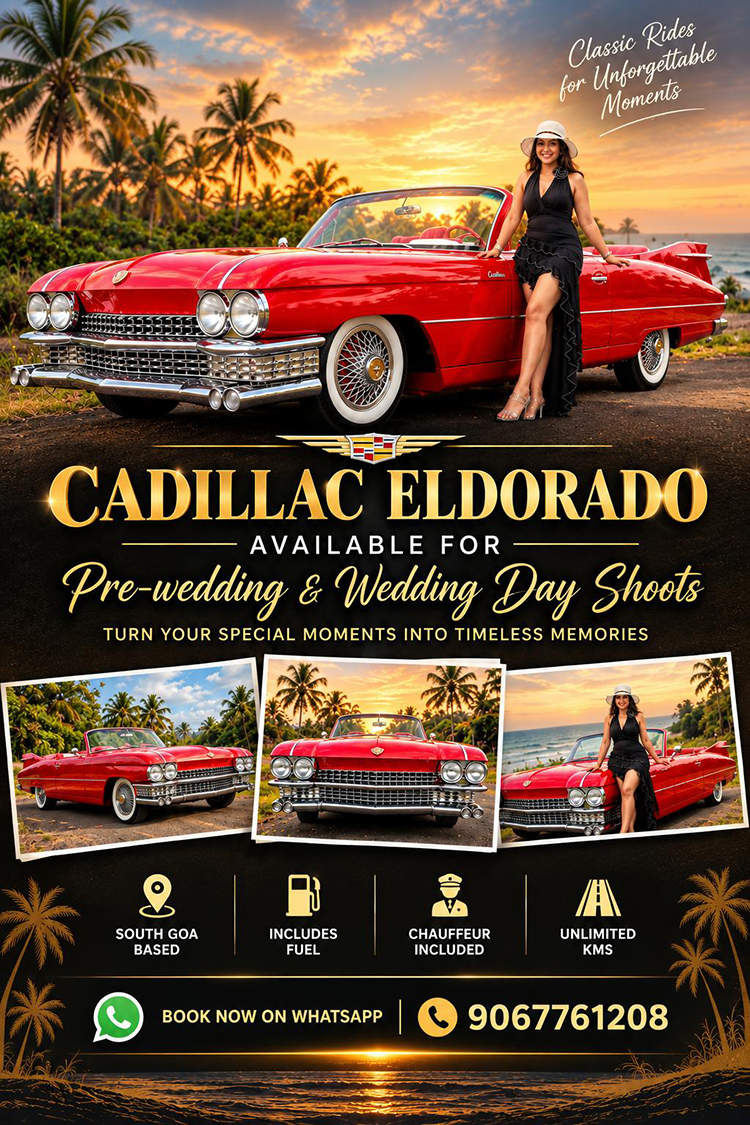 coutinhos cadillac eldorado wedding cars goa