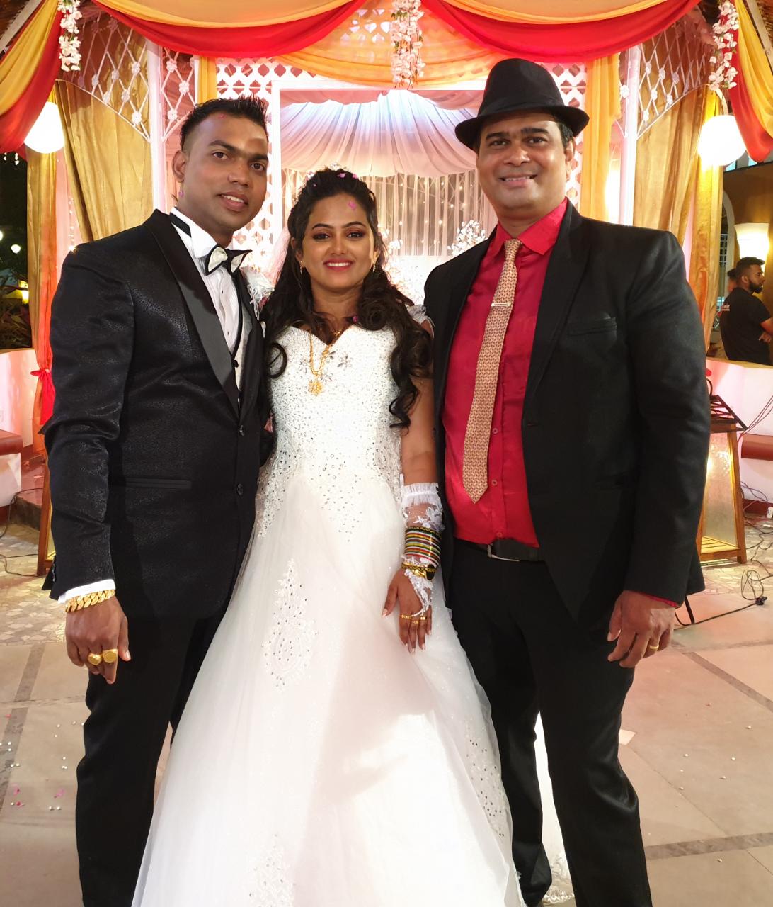 Wedding MC / Compere Elias Fernandes in Goa.