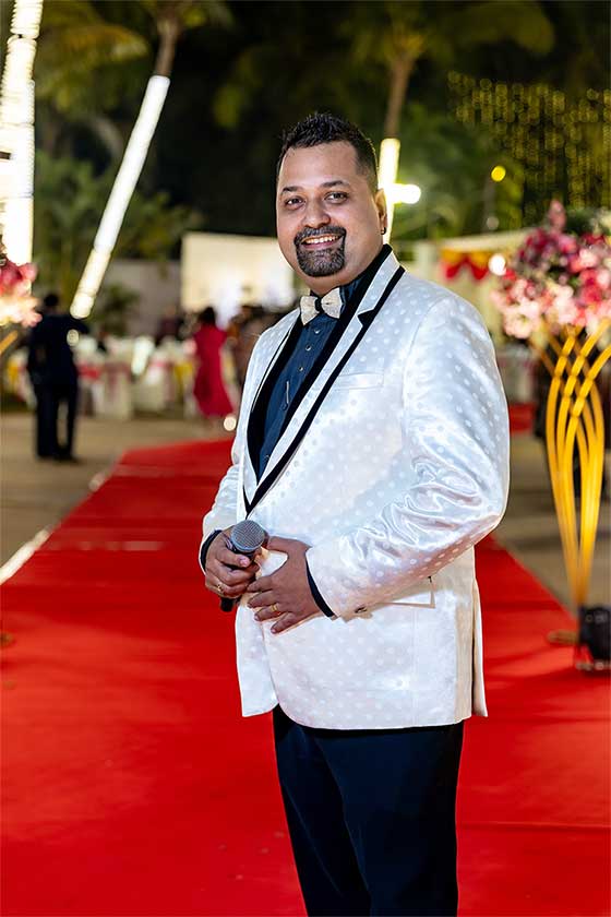 Emcee Stanley Fernandes for Weddings & Other Events