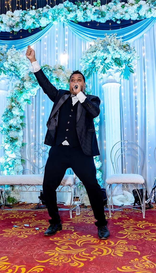Emcee Stanley Fernandes for Weddings & Other Events