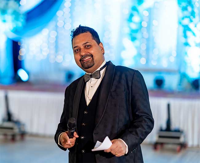 Emcee Stanley Fernandes for Weddings & Other Events