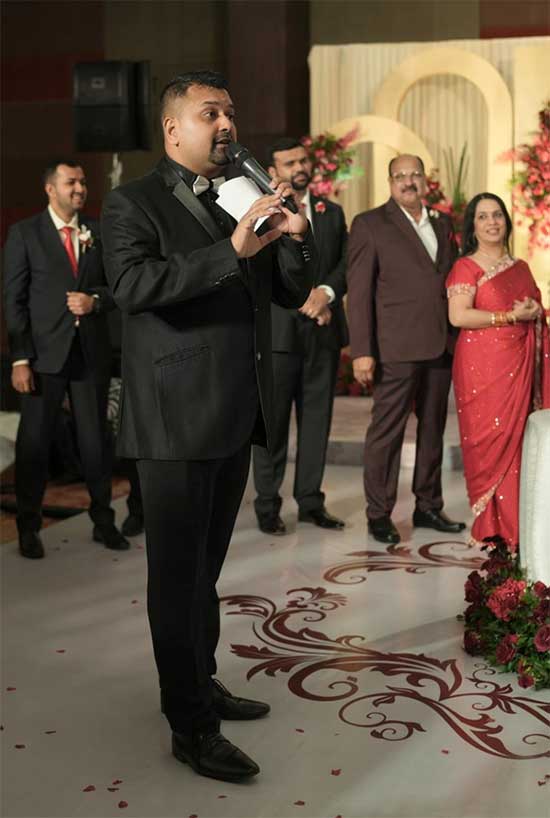 Emcee Stanley Fernandes for Weddings & Other Events