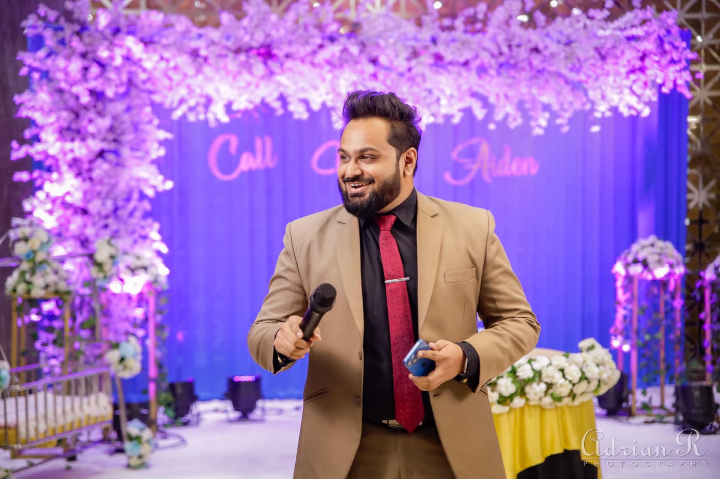 Emcee Ridge Sequeira for Weddings & Other Events