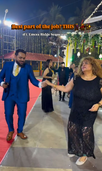 Emcee Ridge Sequeira for Weddings & Other Events