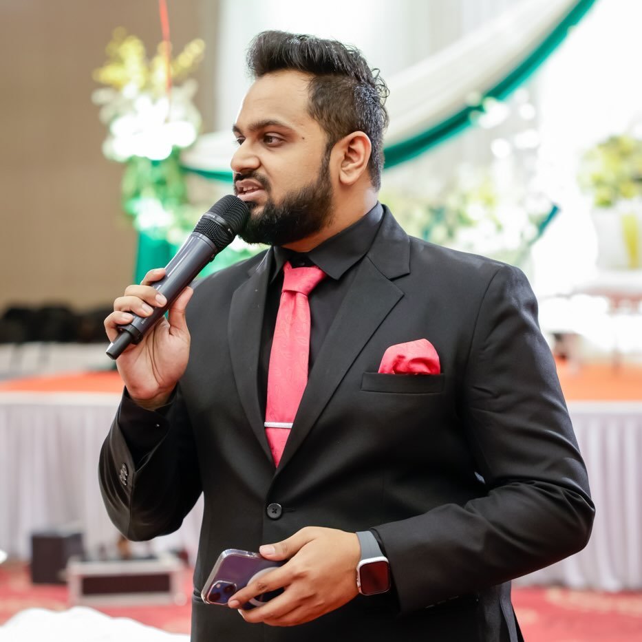 Emcee Ridge Sequeira for Weddings & Other Events