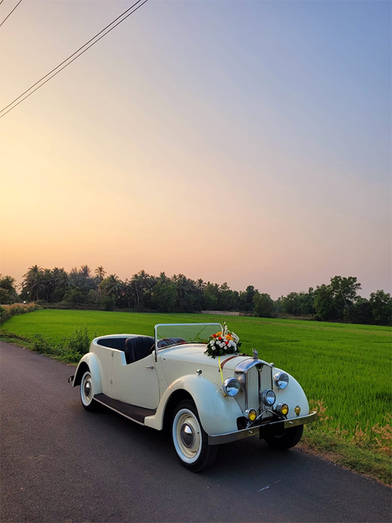 Vintage, Classic & Modern Luxury Wedding Cars for Hire in Goa